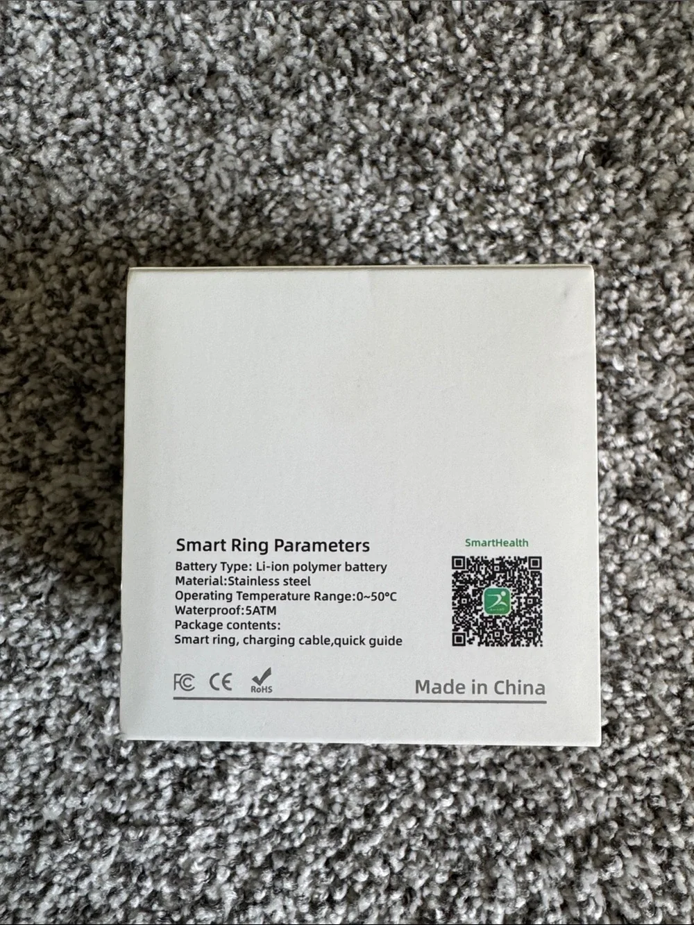 Smart Ring Health Tracker in Black, Silver, and Rose Gold